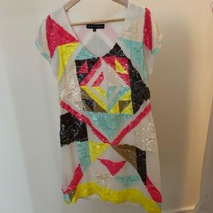 French connection sequin dress
